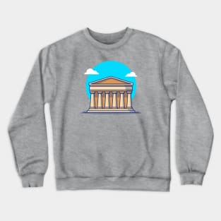 Panthenon Cartoon Illustration Crewneck Sweatshirt